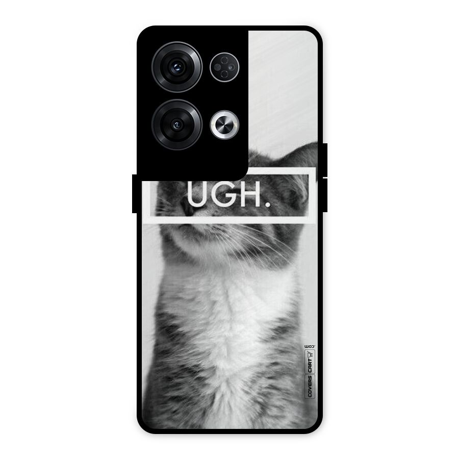 Ugh Kitty Metal Back Case for Oppo Reno8 Pro 5G