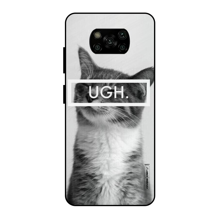 Ugh Kitty Metal Back Case for Poco X3
