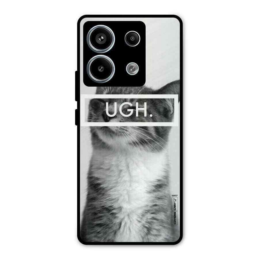 Ugh Kitty Metal Back Case for Redmi Note 13 Pro 5G