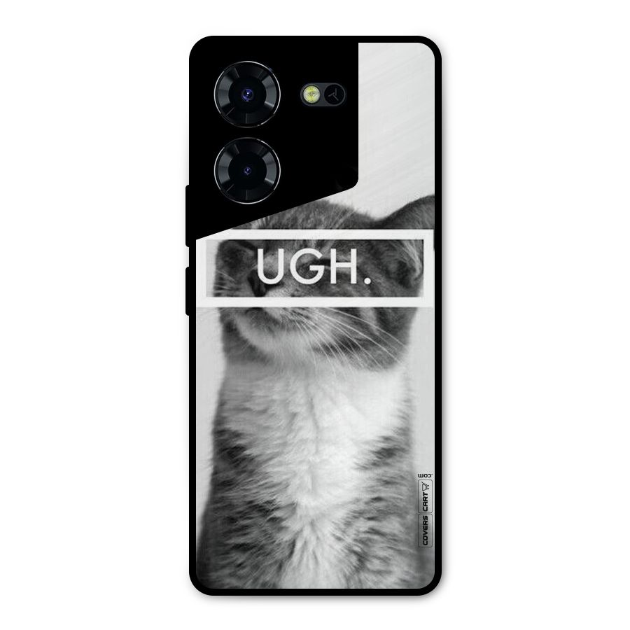 Ugh Kitty Metal Back Case for Tecno Pova 5 Pro 5G