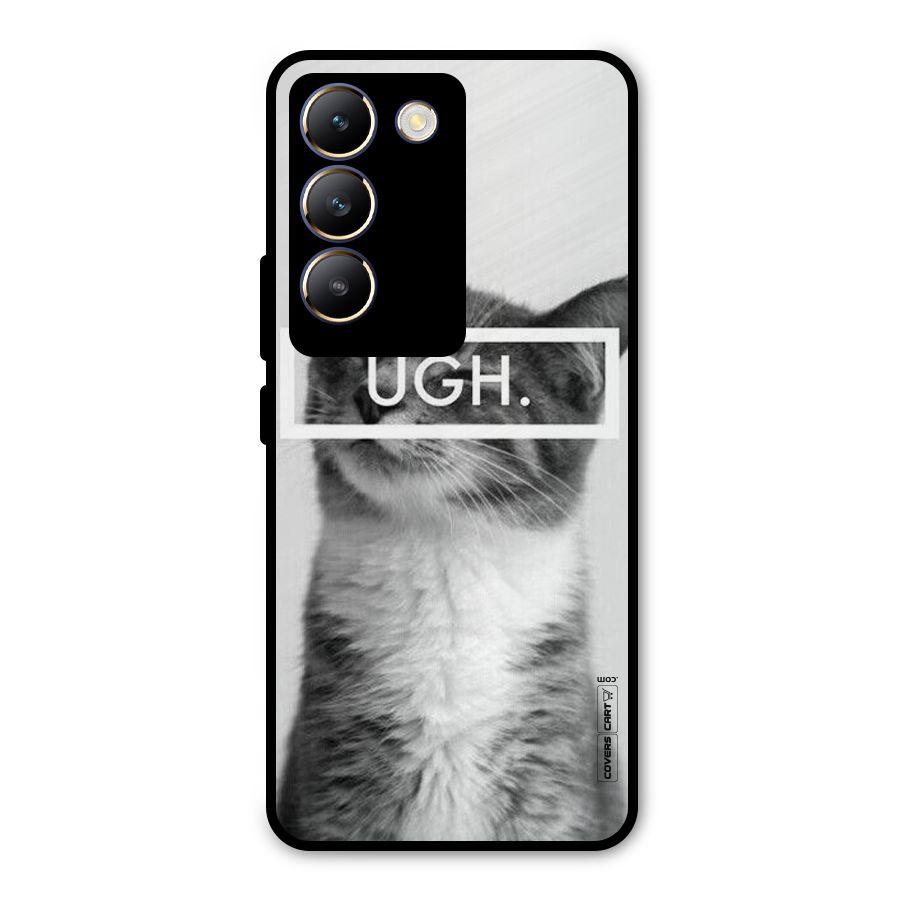 Ugh Kitty Metal Back Case for Vivo T3 5G