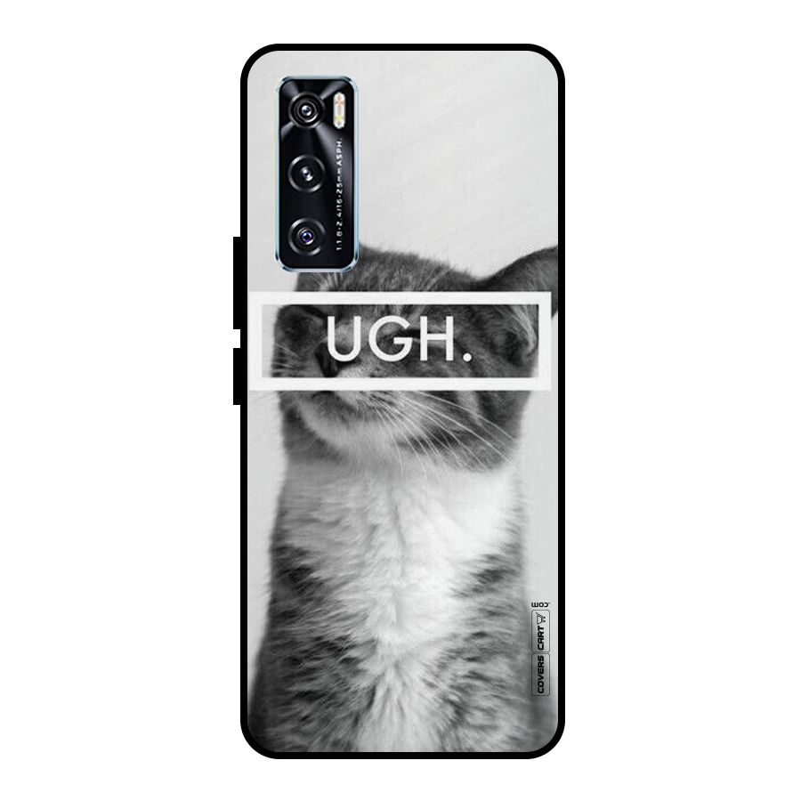 Ugh Kitty Metal Back Case for Vivo V20 SE