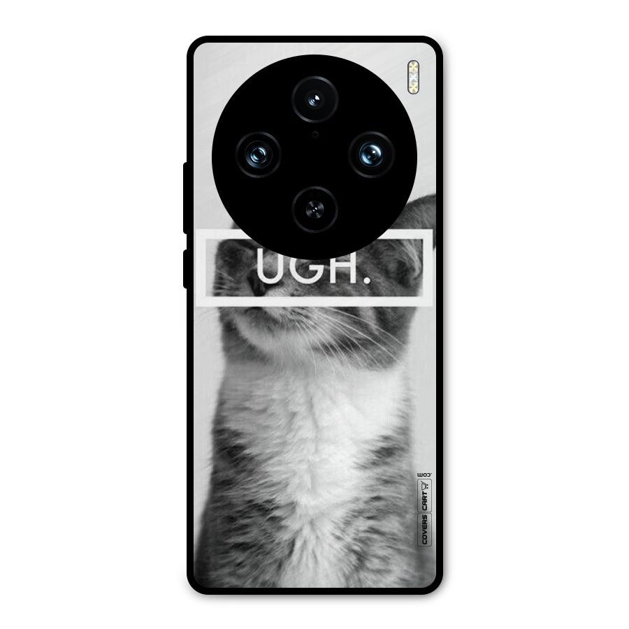 Ugh Kitty Metal Back Case for Vivo X100 Pro