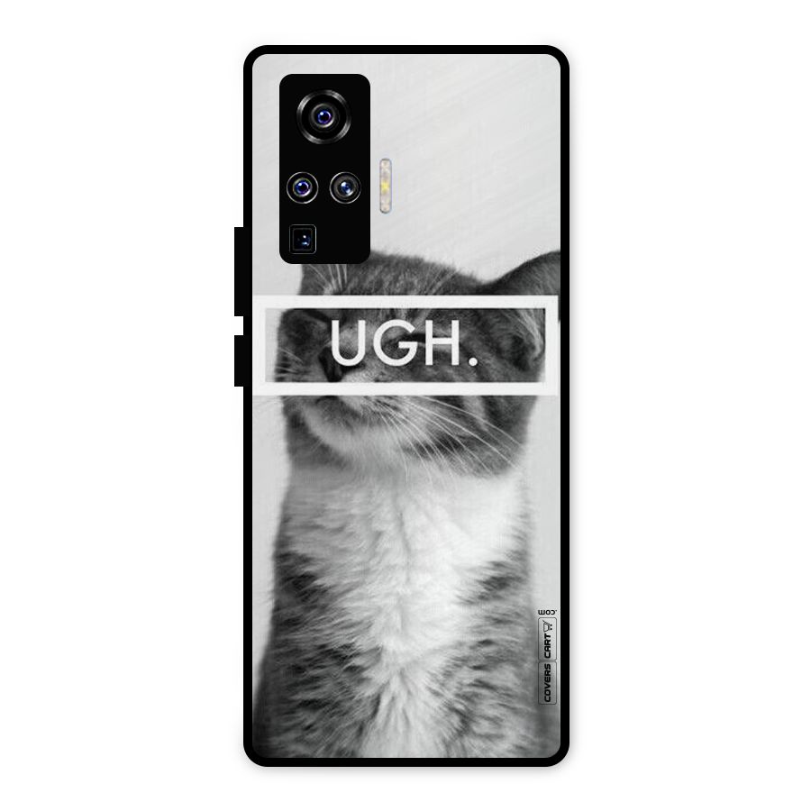 Ugh Kitty Metal Back Case for Vivo X50 Pro