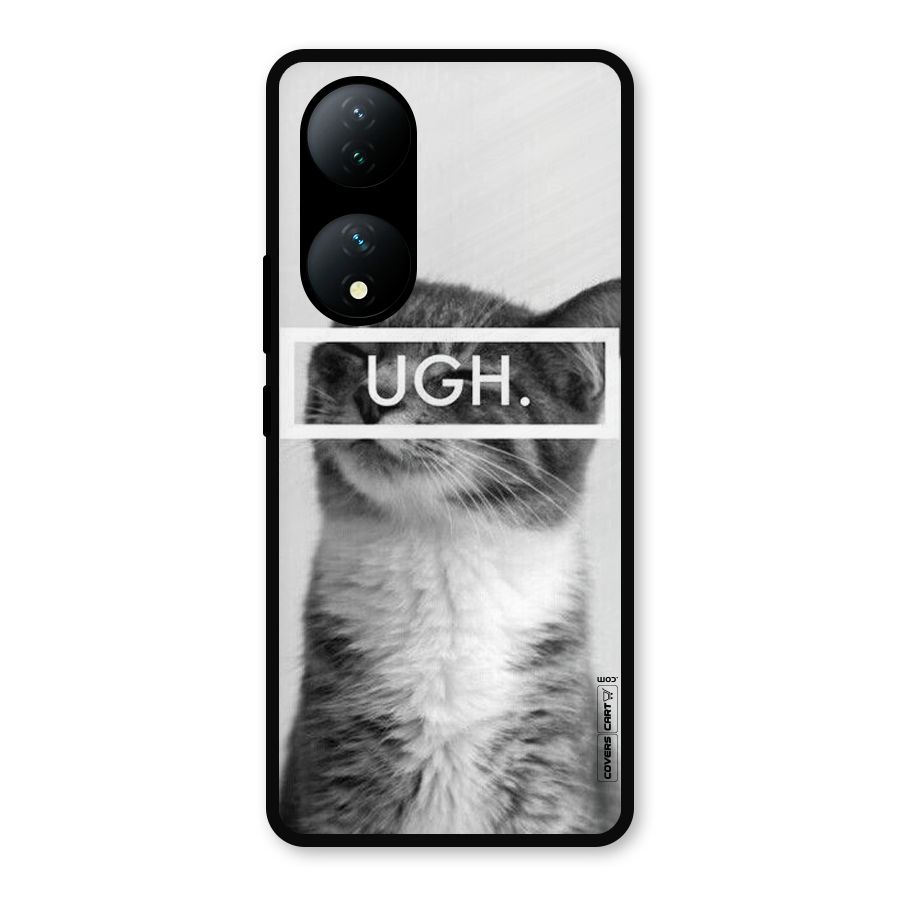 Ugh Kitty Metal Back Case for Vivo Y100a