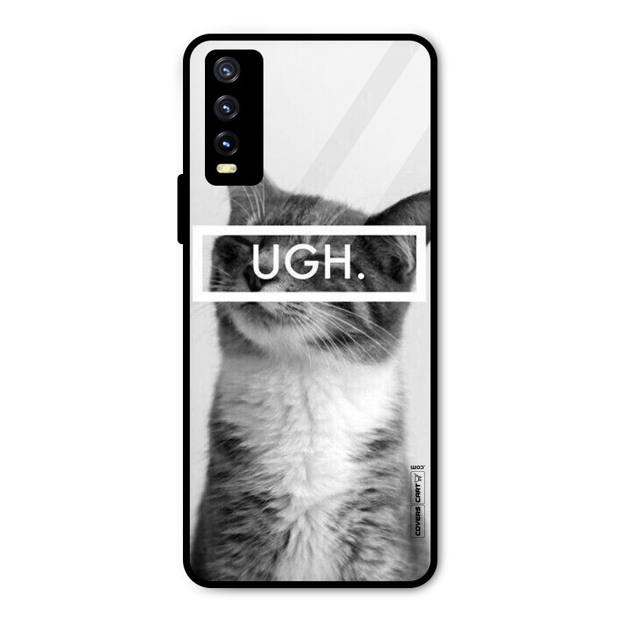 Ugh Kitty Metal Back Case for Vivo Y20g