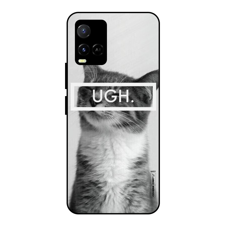 Ugh Kitty Metal Back Case for Vivo Y21