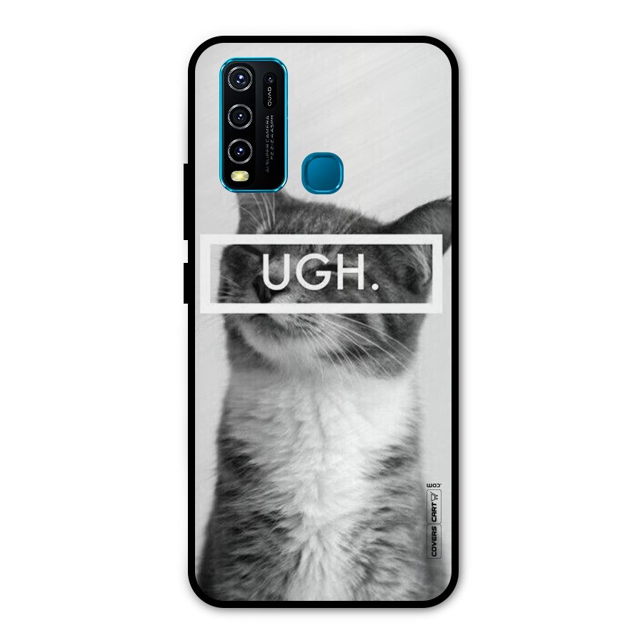 Ugh Kitty Metal Back Case for Vivo Y30
