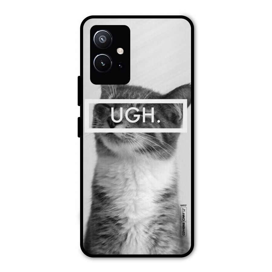 Ugh Kitty Metal Back Case for Vivo Y75 5G