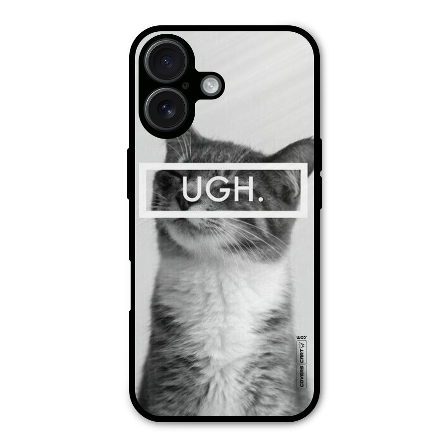 Ugh Kitty Metal Back Case for iPhone 16