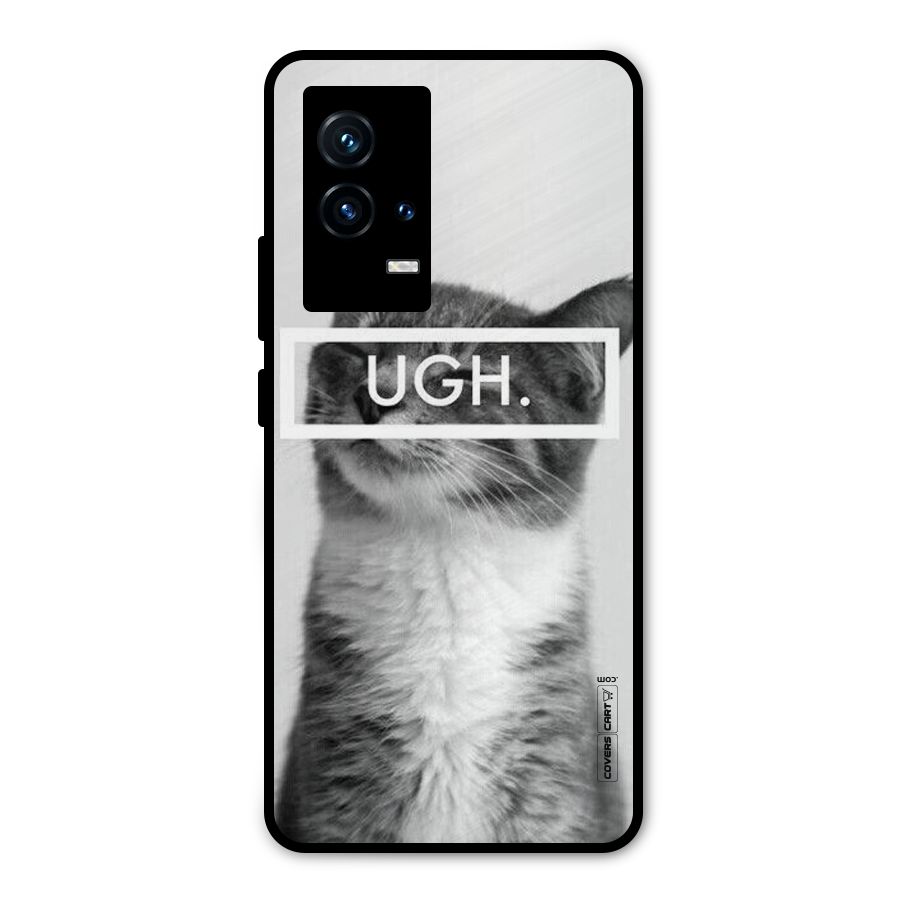 Ugh Kitty Metal Back Case for iQOO 9 5G