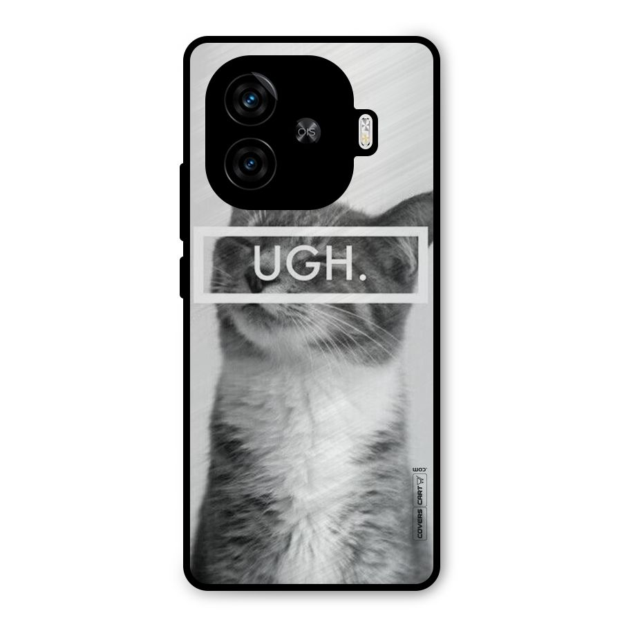 Ugh Kitty Metal Back Case for iQOO Z9 Turbo