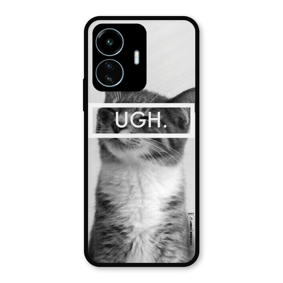 Ugh Kitty Metal Back Case for vivo iQOO Z6 Lite 5G