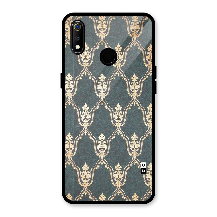 Ultra Beauty Pattern Glass Back Case for Realme 3i