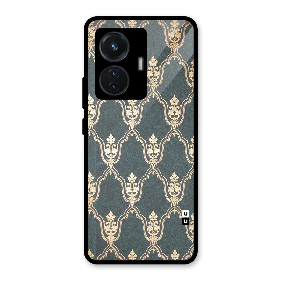 Ultra Beauty Pattern Glass Back Case for Vivo T1 44W