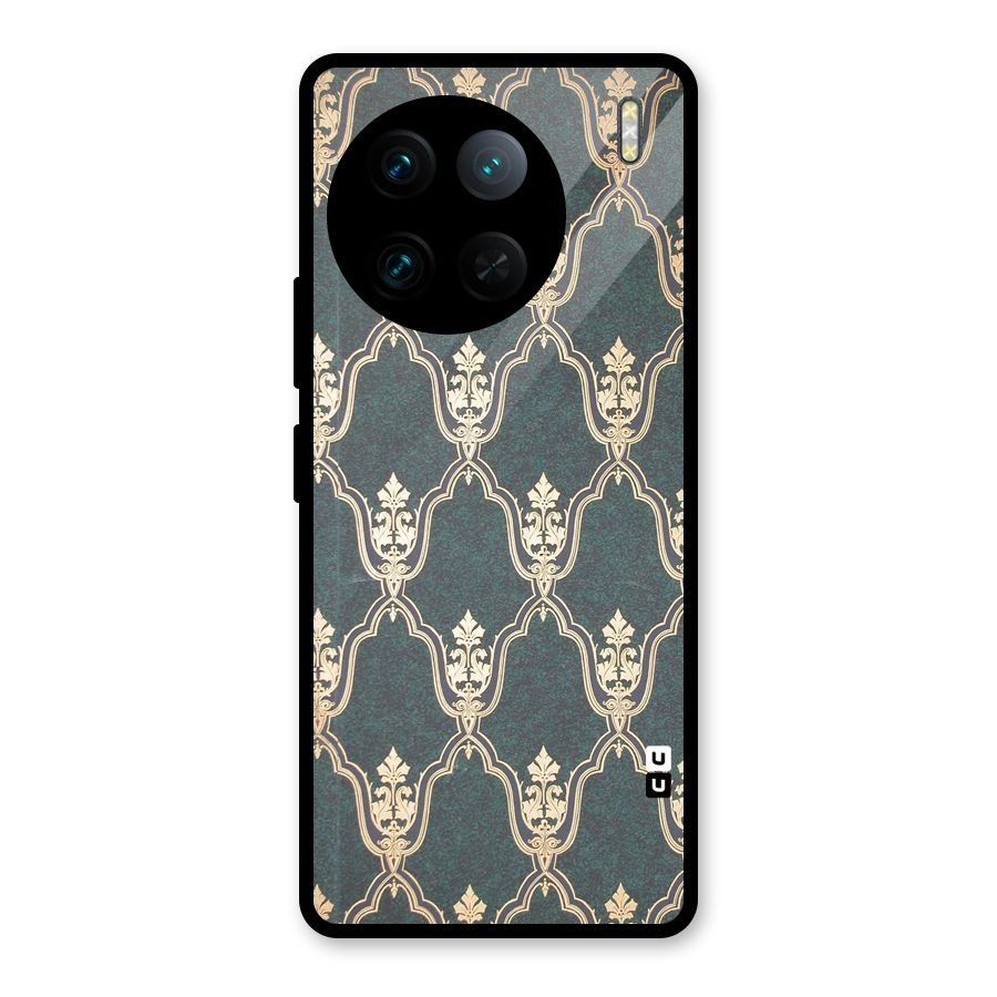 Ultra Beauty Pattern Glass Back Case for Vivo X90 Pro