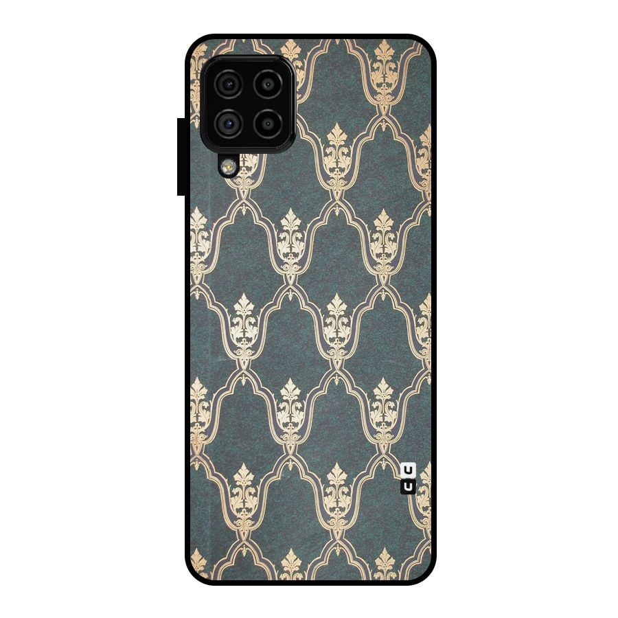 Ultra Beauty Pattern Metal Back Case for Galaxy A22 4G