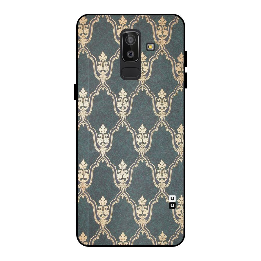 Ultra Beauty Pattern Metal Back Case for Galaxy J8