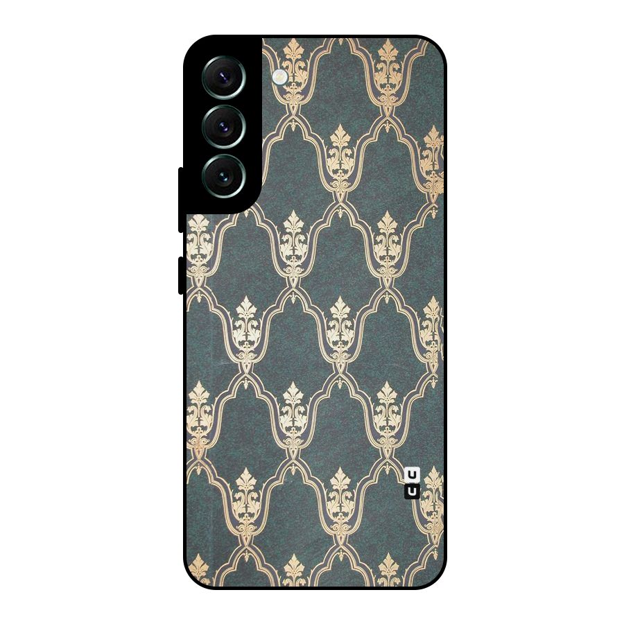 Ultra Beauty Pattern Metal Back Case for Galaxy S22 Plus 5G