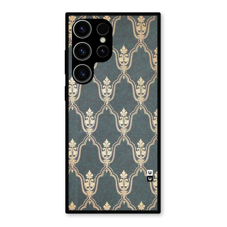 Ultra Beauty Pattern Metal Back Case for Galaxy S23 Ultra