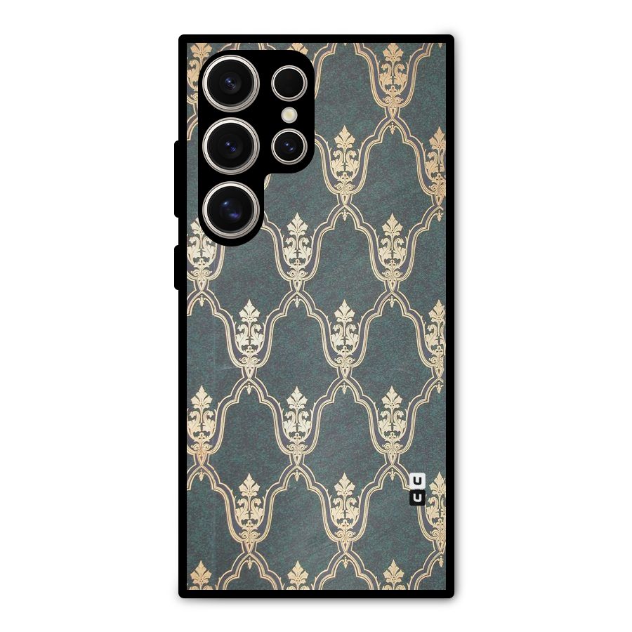 Ultra Beauty Pattern Metal Back Case for Galaxy S24 Ultra