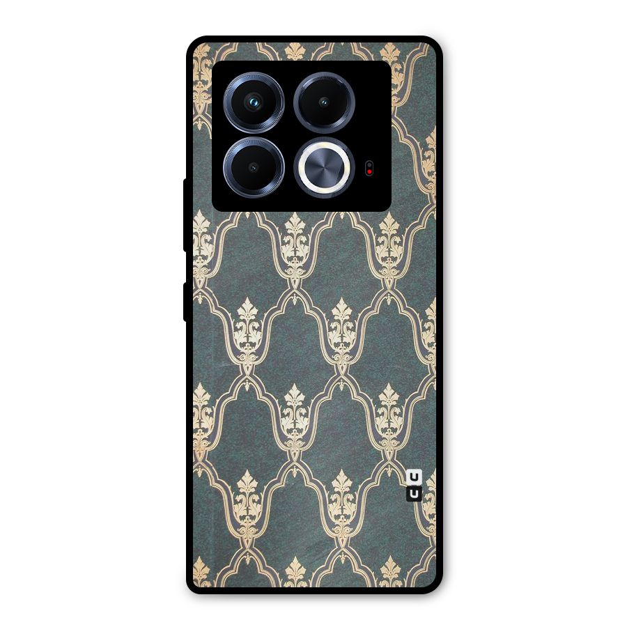 Ultra Beauty Pattern Metal Back Case for Infinix Note 40 5G