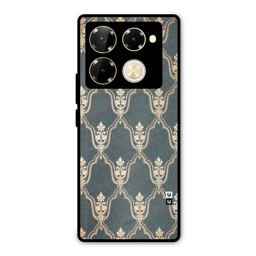 Ultra Beauty Pattern Metal Back Case for Infinix Note 40 Pro