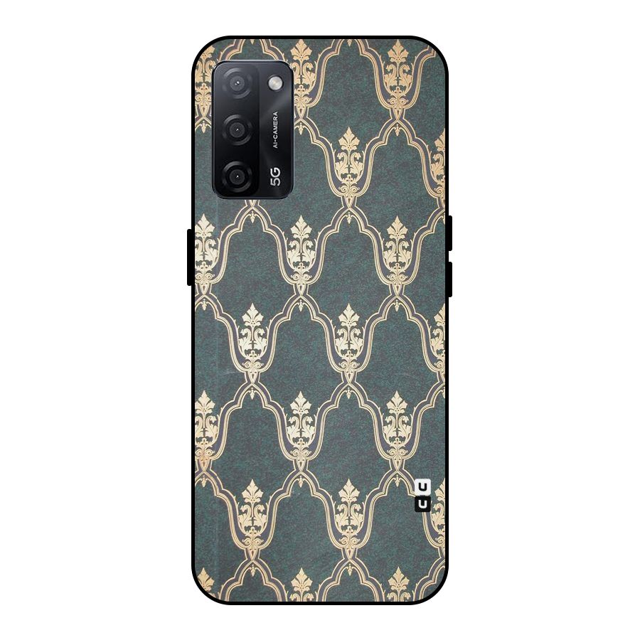 Ultra Beauty Pattern Metal Back Case for Oppo A53s 5G