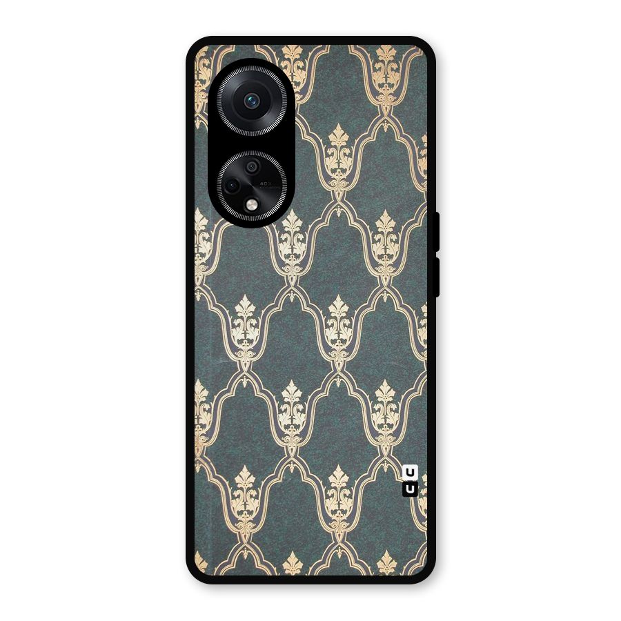 Ultra Beauty Pattern Metal Back Case for Oppo F23