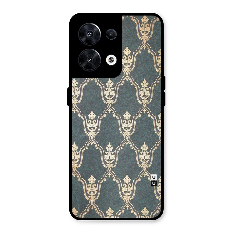 Ultra Beauty Pattern Metal Back Case for Oppo Reno8 5G