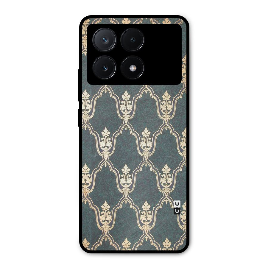Ultra Beauty Pattern Metal Back Case for Poco X6 Pro