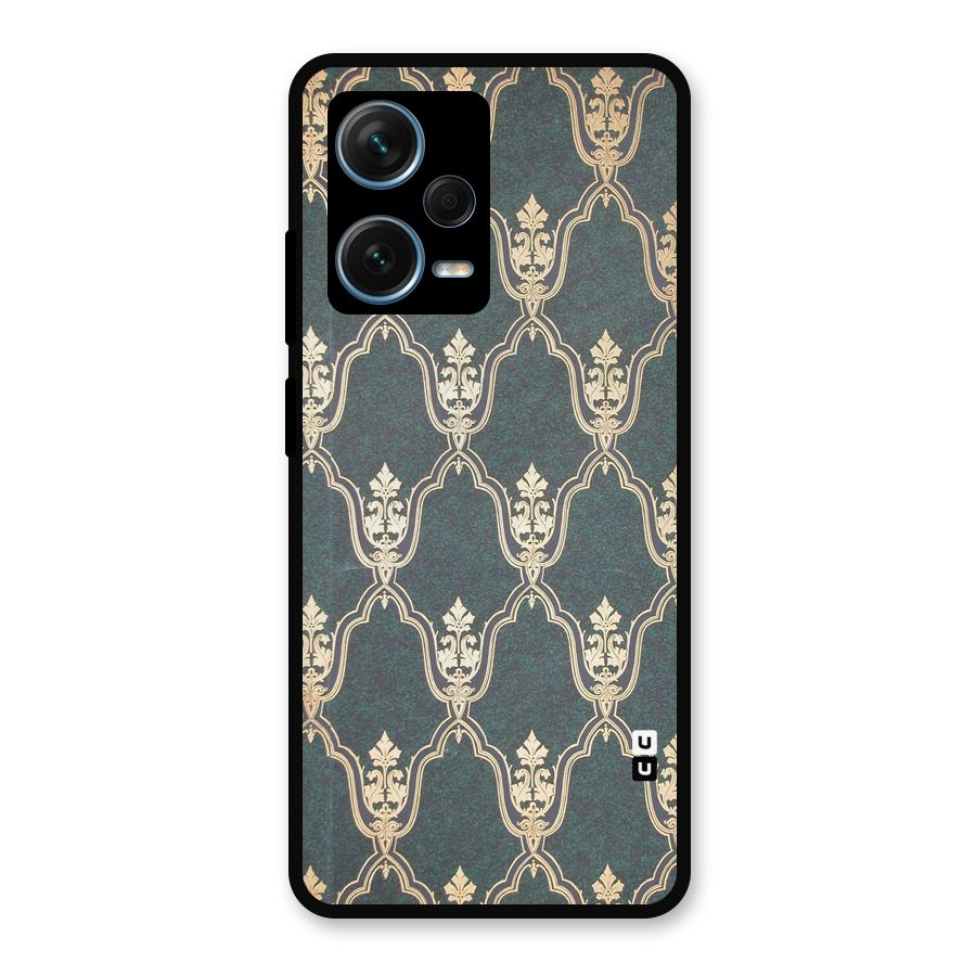 Ultra Beauty Pattern Metal Back Case for Redmi Note 12 Pro Plus 5G