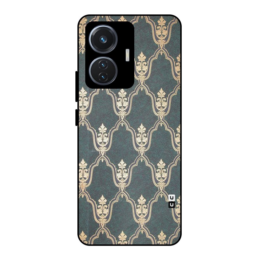 Ultra Beauty Pattern Metal Back Case for Vivo T1 44W