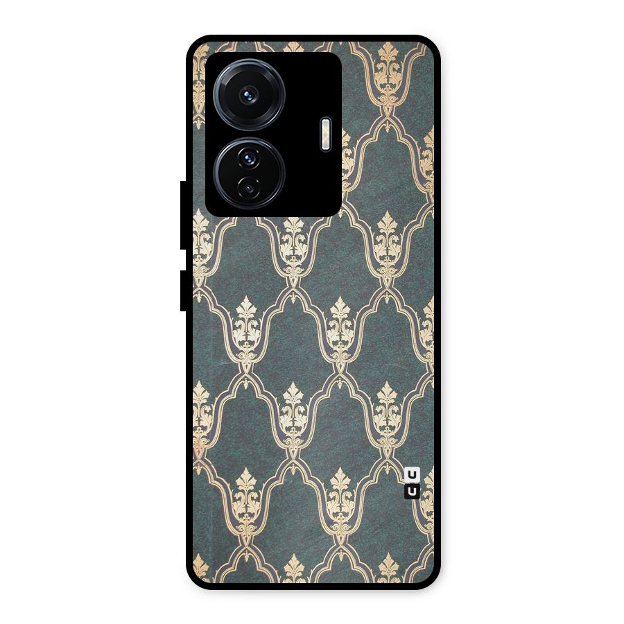 Ultra Beauty Pattern Metal Back Case for Vivo T1 Pro
