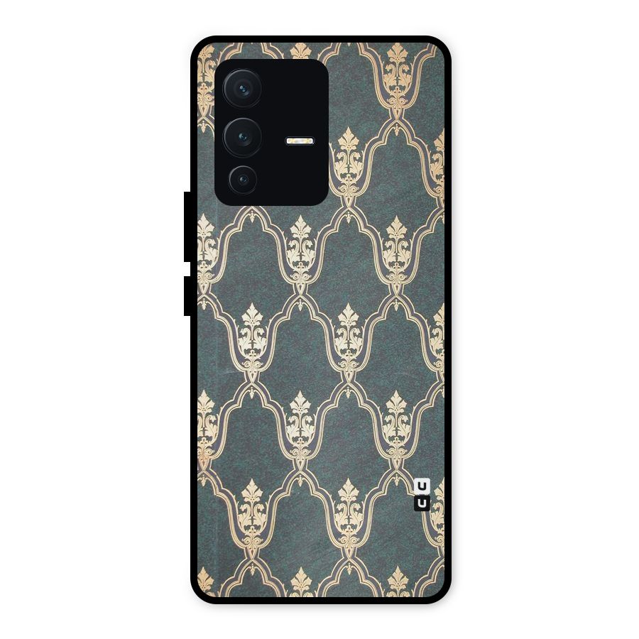 Ultra Beauty Pattern Metal Back Case for Vivo V23 5G