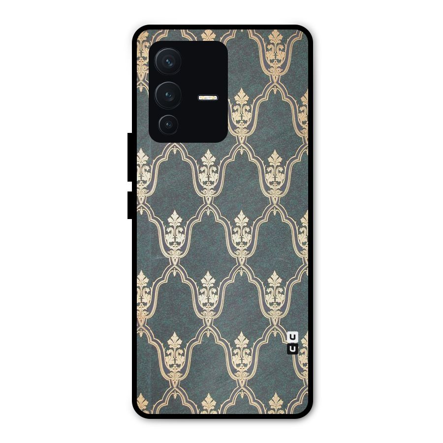 Ultra Beauty Pattern Metal Back Case for Vivo V23 Pro