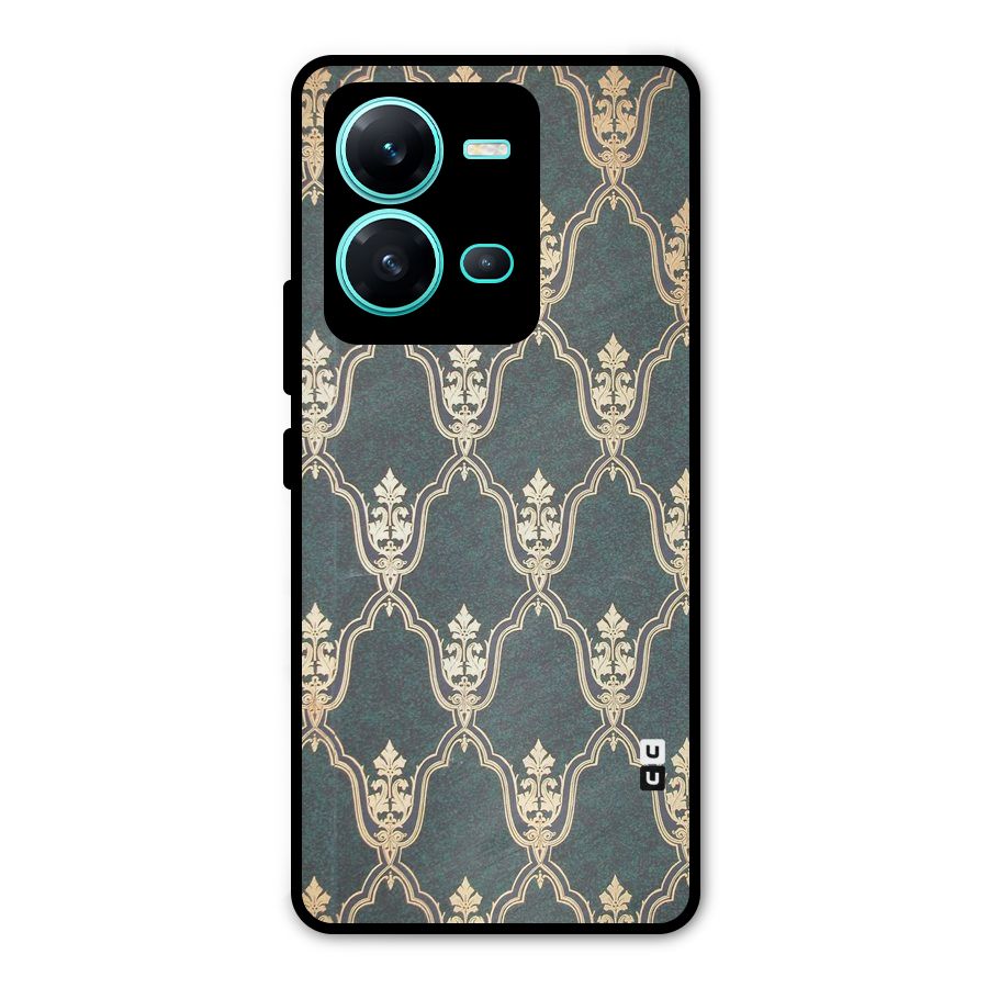 Ultra Beauty Pattern Metal Back Case for Vivo V25