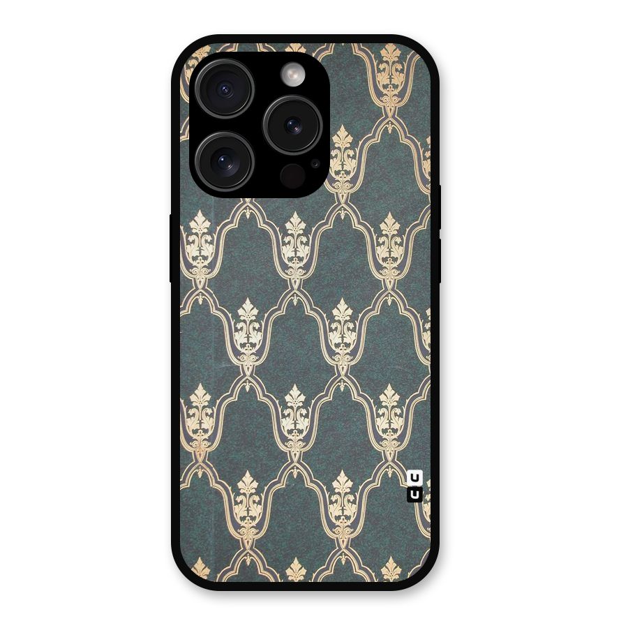 Ultra Beauty Pattern Metal Back Case for iPhone 15 Pro