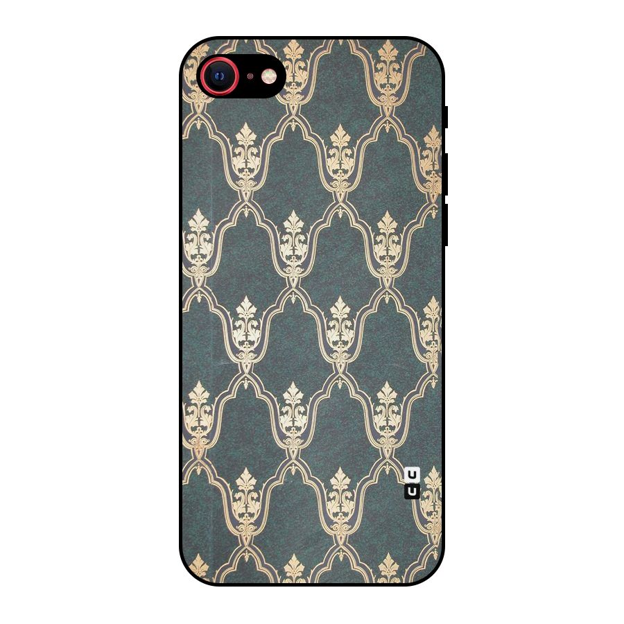 Ultra Beauty Pattern Metal Back Case for iPhone 8