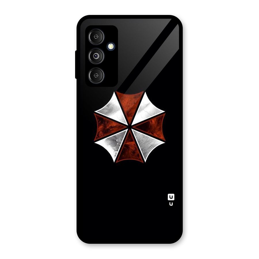 Umbrella Design Glass Back Case for Galaxy M14 5G