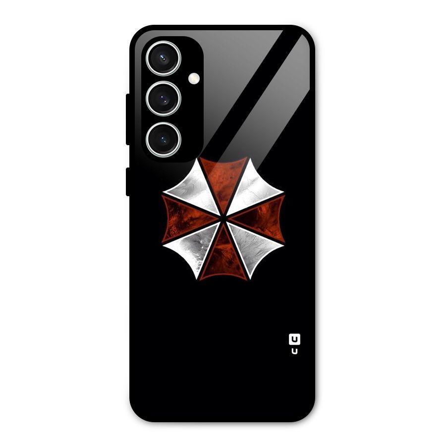 Umbrella Design Glass Back Case for Galaxy S23 FE