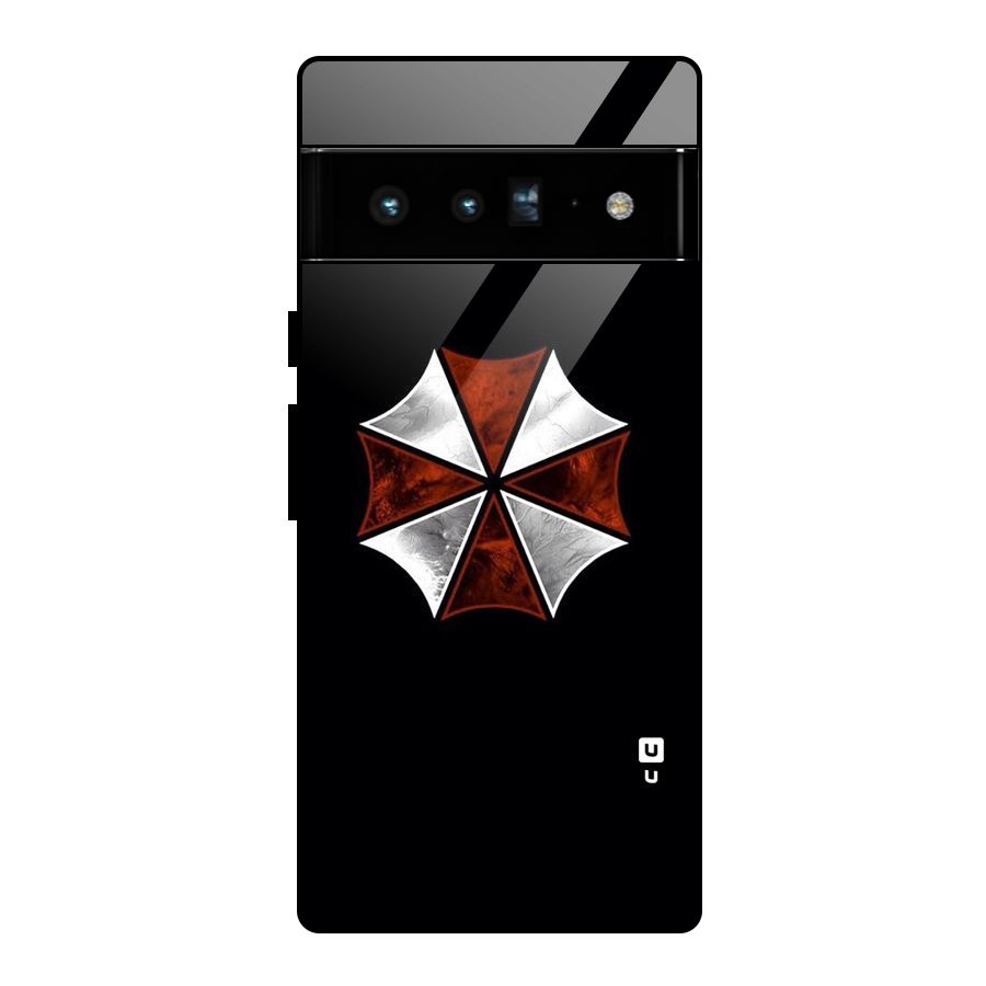 Umbrella Design Glass Back Case for Google Pixel 6 Pro