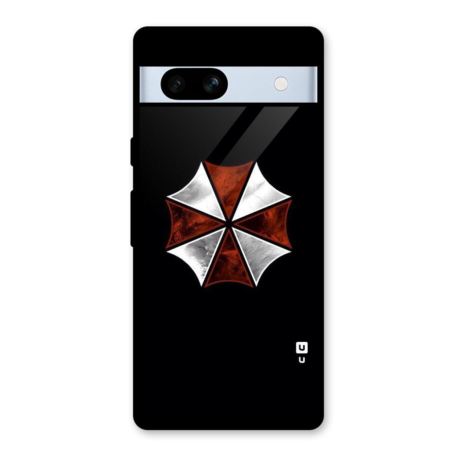 Umbrella Design Glass Back Case for Google Pixel 7a