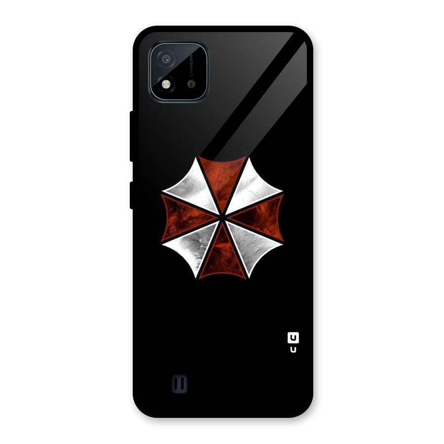 Umbrella Design Glass Back Case for Realme C11 2021