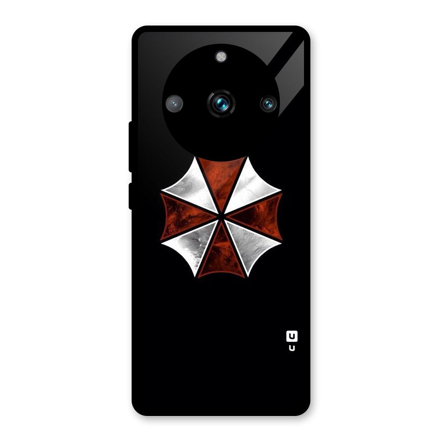 Umbrella Design Glass Back Case for Realme Narzo 60 Pro