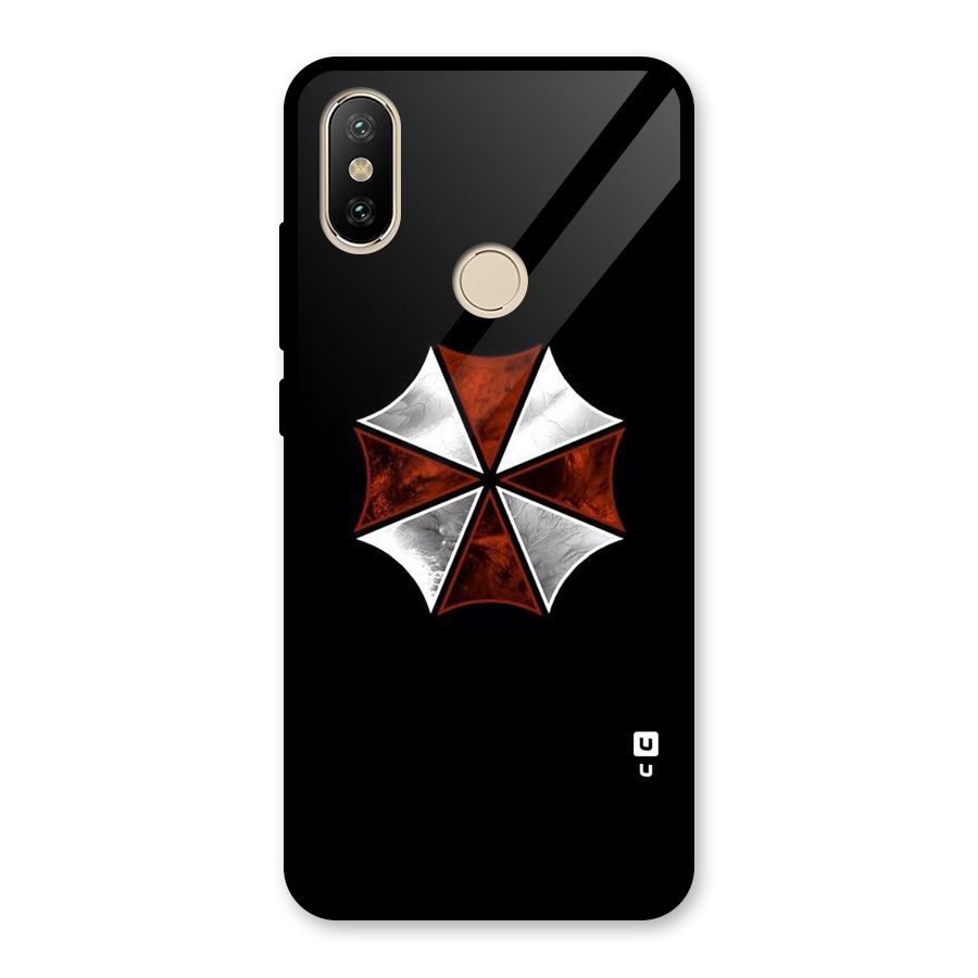 Umbrella Design Glass Back Case for Redmi A2
