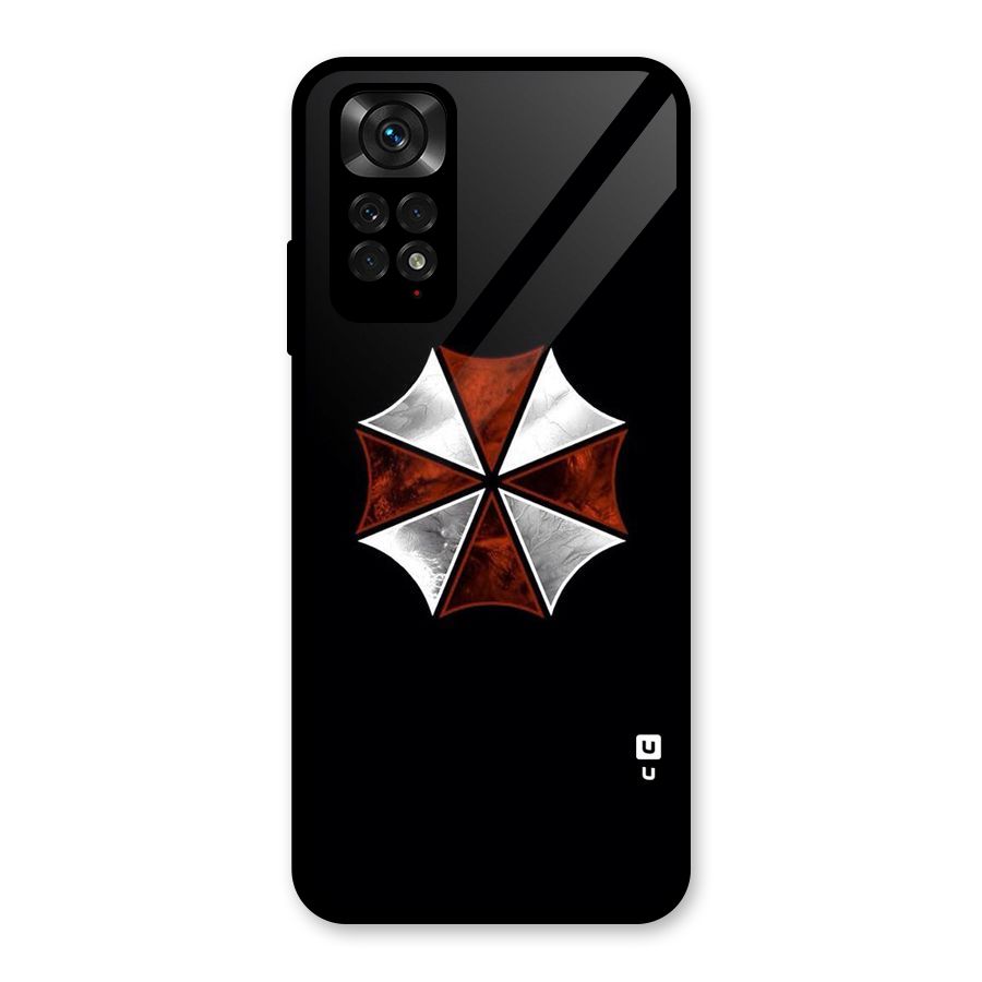 Umbrella Design Glass Back Case for Redmi Note 11S
