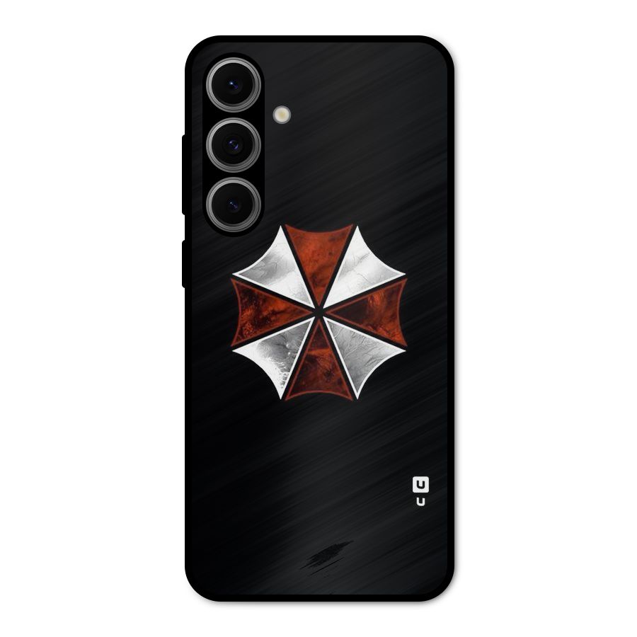 Umbrella Design Metal Back Case for Galaxy S24 FE