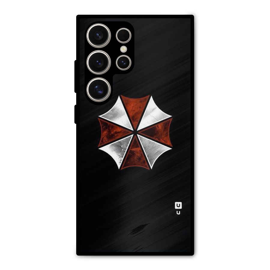 Umbrella Design Metal Back Case for Galaxy S24 Ultra
