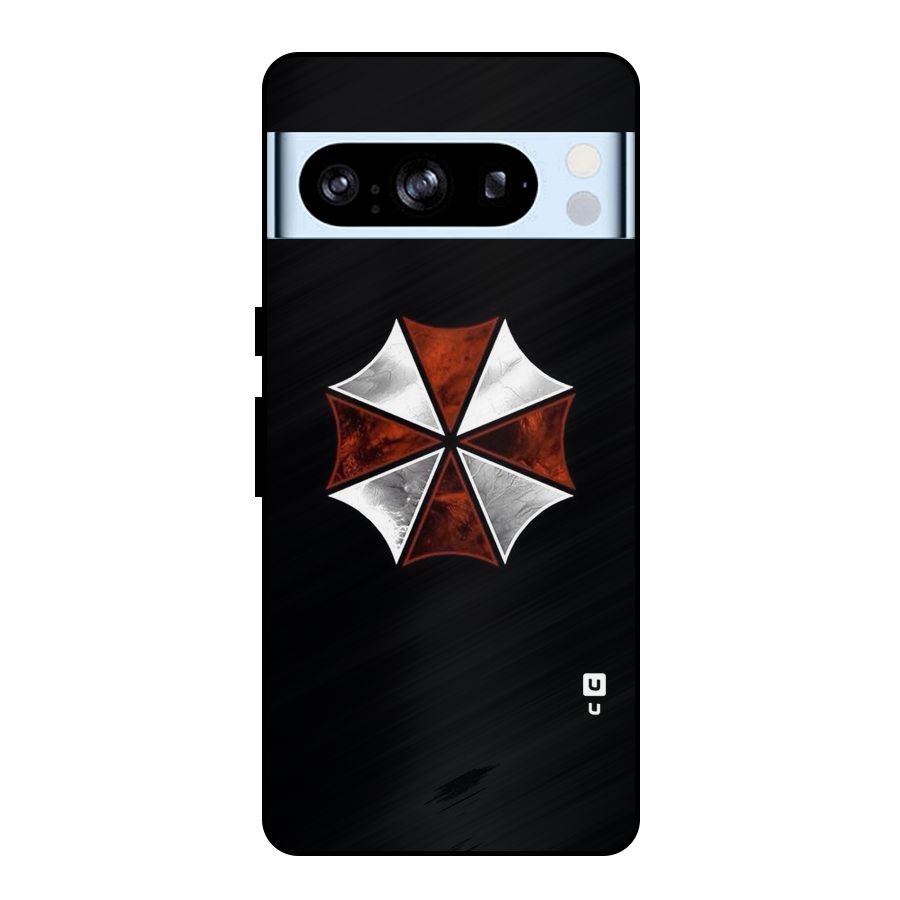 Umbrella Design Metal Back Case for Google Pixel 8 Pro